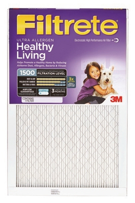 Filtrete Furnace Filter, Ultra Allergen Reduction, 3-Month, Purple, 16x24x1-In., Must Purchase in Quantities of 6