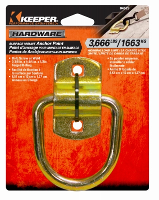 3-3/8 inch D-Ring/Bracket