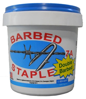 8-Gauge Fence Staples, 2-In., 8-Lb. Bucket