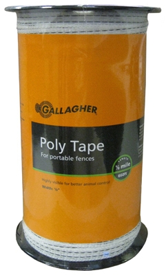 Tape, Poly, Ultra White, .5-In. x 656-Ft.