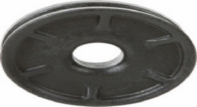 Electric Fence Insulator, Donut, Black, 10-PK