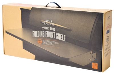 22 Series Folding Front Grill Shelf, 12.5 x 26 x 4-In.