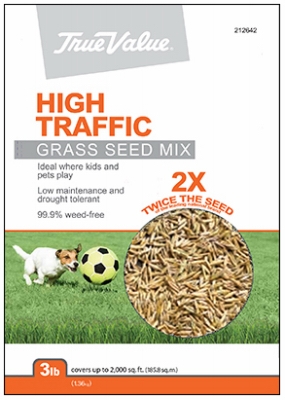 High-Traffic Grass Seed, 3-Lbs.