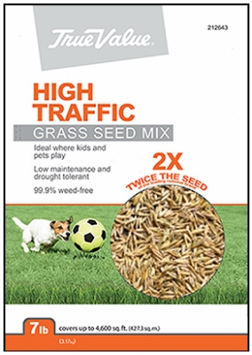 High-Traffic Grass Seed, 7-Lbs.