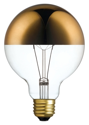 40W, Designer Gold ORO Bulb, Incandescent