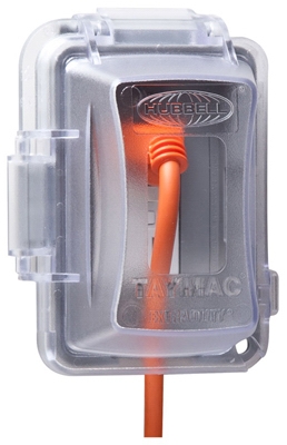 Outlet Cover, Expandable, Gray