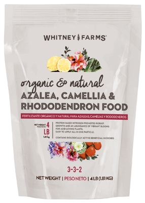 Organic & Natural Azalea, Camellia & Rhododendron Food, 4-Lbs.