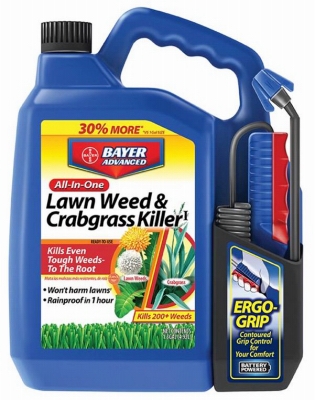 All-In-One Lawn Weed/Crabgrass Killer, 1.3-Gal.
