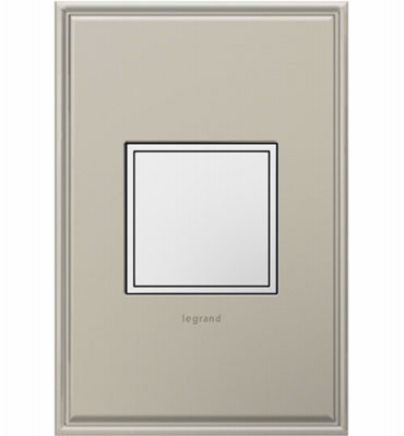 Pop-Out Outlet, 1-Gang, White