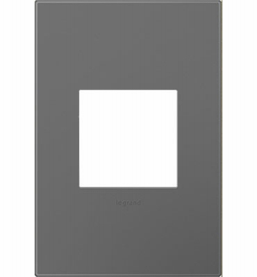 Wall Plate, Screwless, 1-Gang, Magnesium