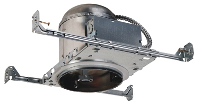 Recessed Housing For Light Fixture, New Construction, 6-In.