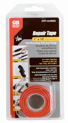 Self-Sealing Silicone Repair Tape, Red, 1-In. x 10-Ft.