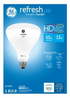 Refresh HD LED Light Bulb, Daylight, 900 Lumens, 13-Watts