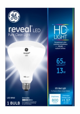 Reveal HD+ LED Light Bulb, 800 Lumens, 13-Watts