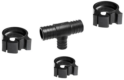 PEXLock Reducing Tee 1 inch x 1 inch x 3/4 inch