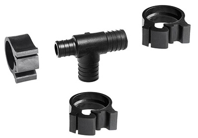 PEXLock Reducing Tee 1 inch x 3/4 inch x 1 inch