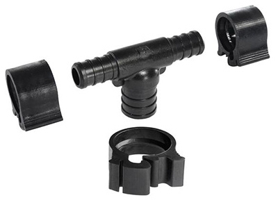 PEXLock Reducing Tee 1/2 inch x 1/2 inch x 3/4 inch