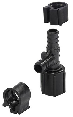 PEXLock Swivel Tee 1/2 inch x 1/2 inch SWV x 1/2 inch