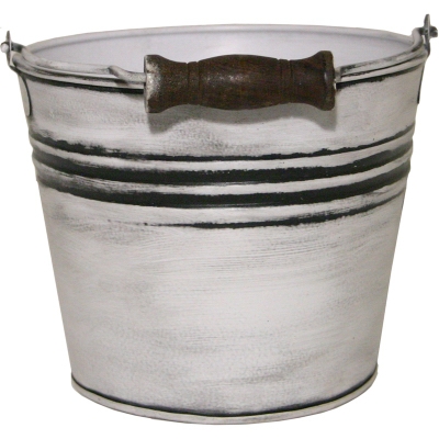 6 inch WHT Banded Planter