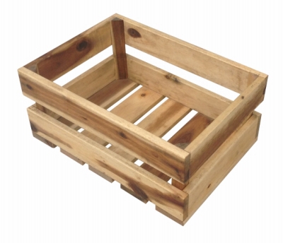 Crate-Style Planter, 15.5 x 7-In.