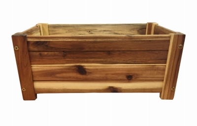 Crate-Style Planter, 19 x 8.25-In.