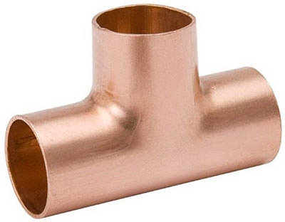 Pipe Tee, Wrot Copper, 3/4-In.