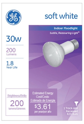 30-Watt Indoor Reflector Floodlight Bulb