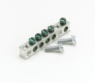 Ground Bar For 2, 4, 6 & 8 Circuit Load Centers