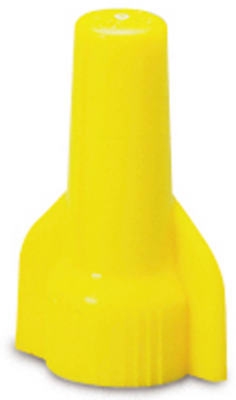 Wing-Gard Wire Connector, Screw-On, 18-12 AWG, Yellow, 6-Pk.