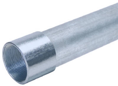 Rigid Conduit, Galvanized Steel, 2-In. x 10-Ft.