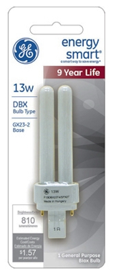 13-Watt Double Biax CFL Replacement Bulb