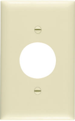 Urea Wall Plate, Single-Outlet, Ivory