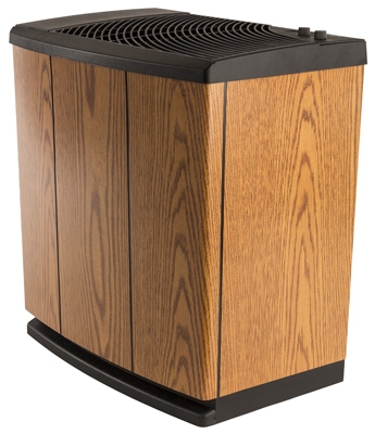 Console Evaporative Humidifier, Light Oak, 5.4-Gal. Water Capacity, Up to 3700 Sq. Ft. Coverage