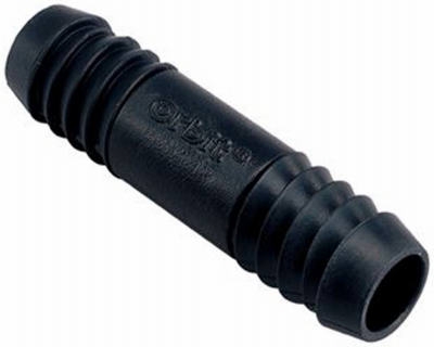 Underground Sprinkler Flex Pipe Barb Coupling, High-Impact Plastic, 1/2-In.