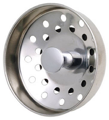 Chrome Basket Strainer With Post