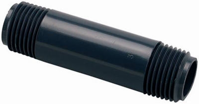 Underground Sprinkler PVC Riser, Molded Gray, 1/2 x 4-In.