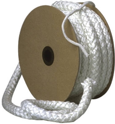 Stove Gasket Rope, White, 3/8-In. x 150-Ft.