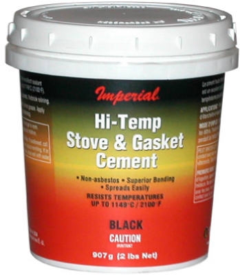Furnace Cement, Black, 16-oz.