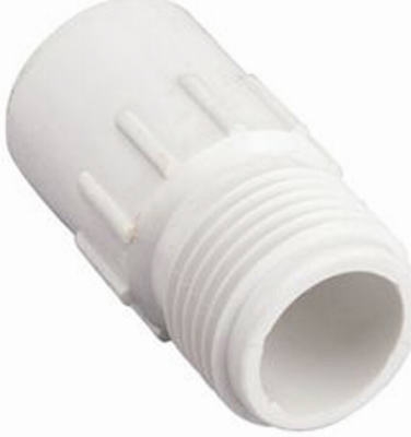 Underground Sprinkler Hose-to-Pipe Fitting, 3/4 MHT x 1/2-In. Slip PVC