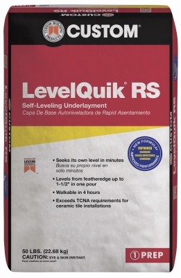 Level Quik Self-Leveling Underlayment, Cement-Based, 50-Lb.