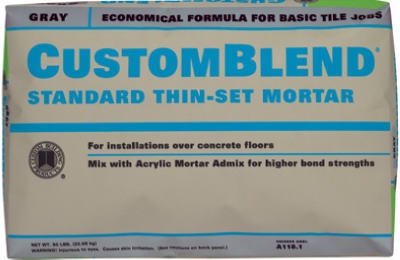 Custom Blend Thin Set Mortar, Gray, 50-Lb.