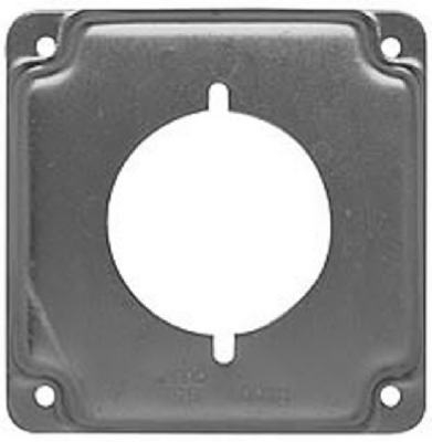 4-Inch Single Round 30-50A Receptacle Cover