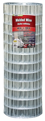 Galvanized Welded Wire Fence, 48-In. x 100-Ft.