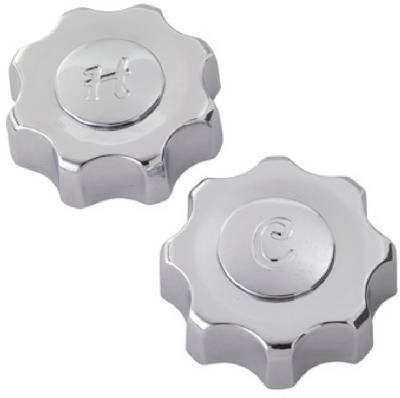 2-Pack Price Pfister Imperial Style Polished Chrome Faucet Handle With Buttons