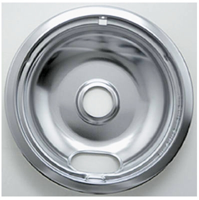 Electric Range Drip Pan,  inchA inch Series Plug-In Element, Chrome, 8-In.