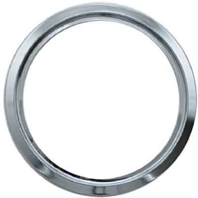 Electric Range Trim Ring,  inchD inch Series Hinged Element, Chrome, 8-In.