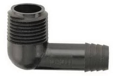 Underground Sprinkler Male Funny Pipe Elbow, 3/8-In. x 1/2-In.
