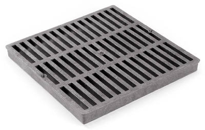 9 x 9-Inch Black Square Grate