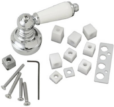 Decorative Porcelain Lever Faucet Handle With Fit-All Adapters