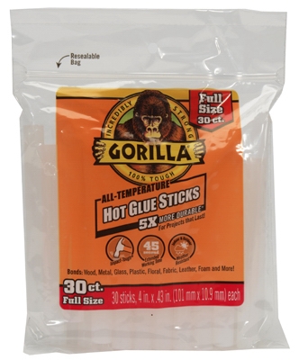 Hot Glue Sticks, 4-In., 30-Ct.